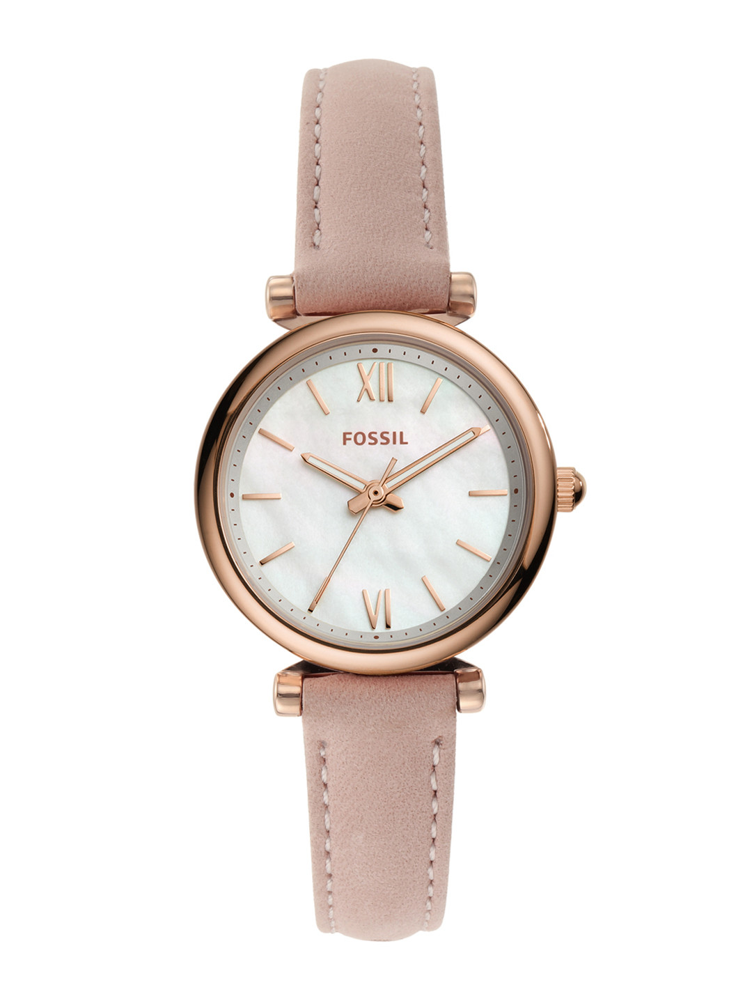 Fossil Women Carlie Mini White Analogue Watch ES4699