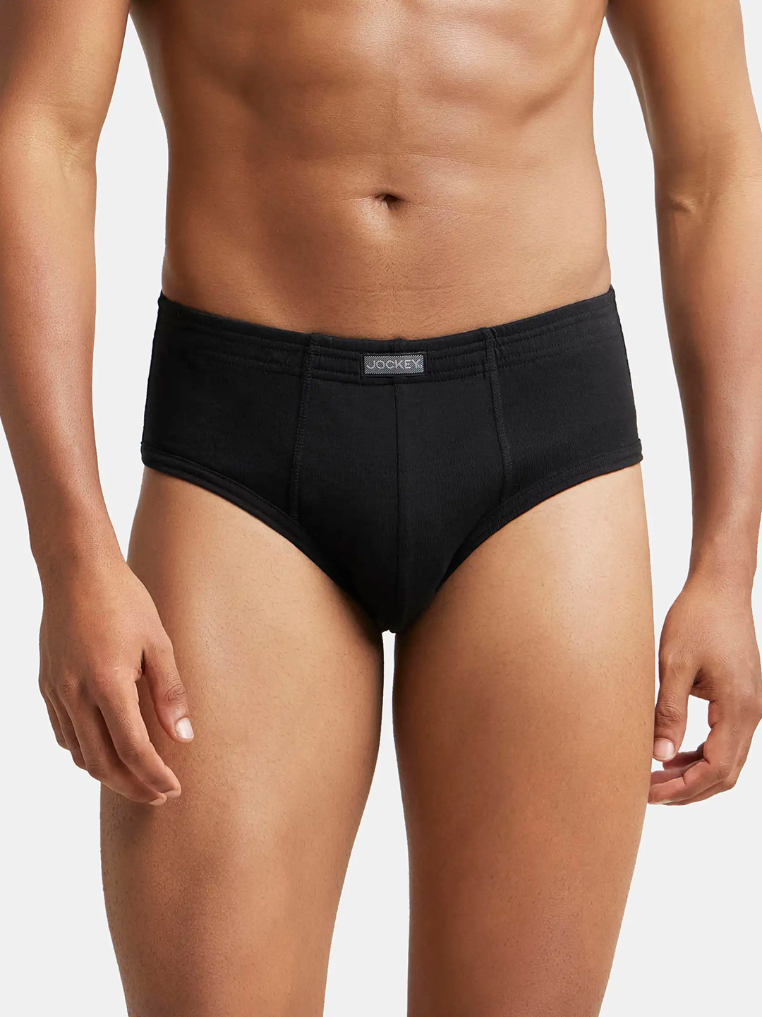 Jockey Combed Cotton Rib Brief with StayFresh Treatment-1009