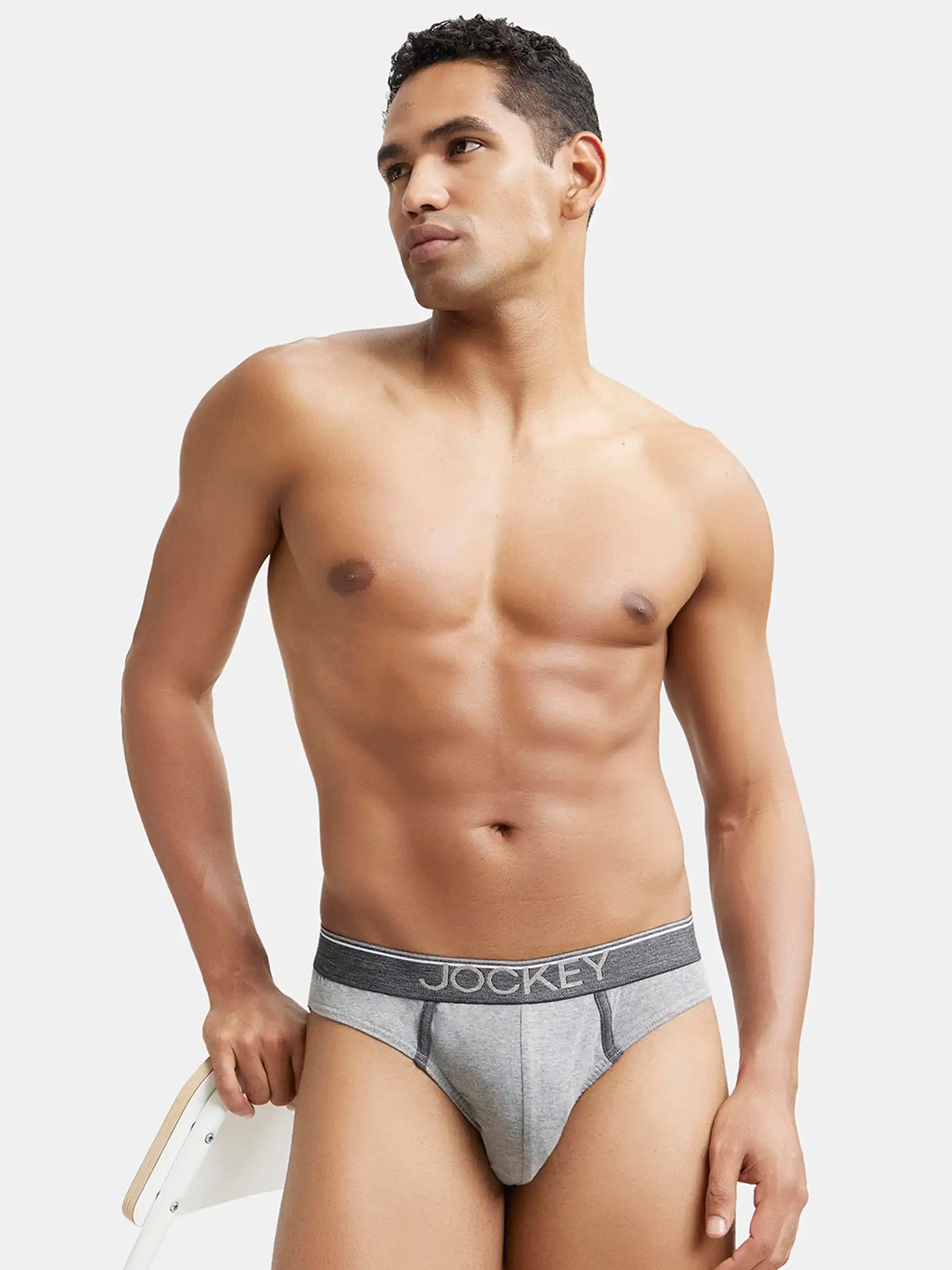 Jockey Combed Cotton Rib Brief with Ultrasoft Waistband-8044