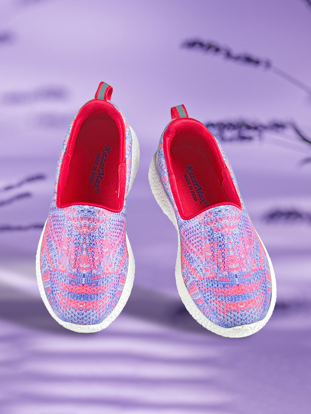 KazarMax Kids Pink Slip-On Sneakers