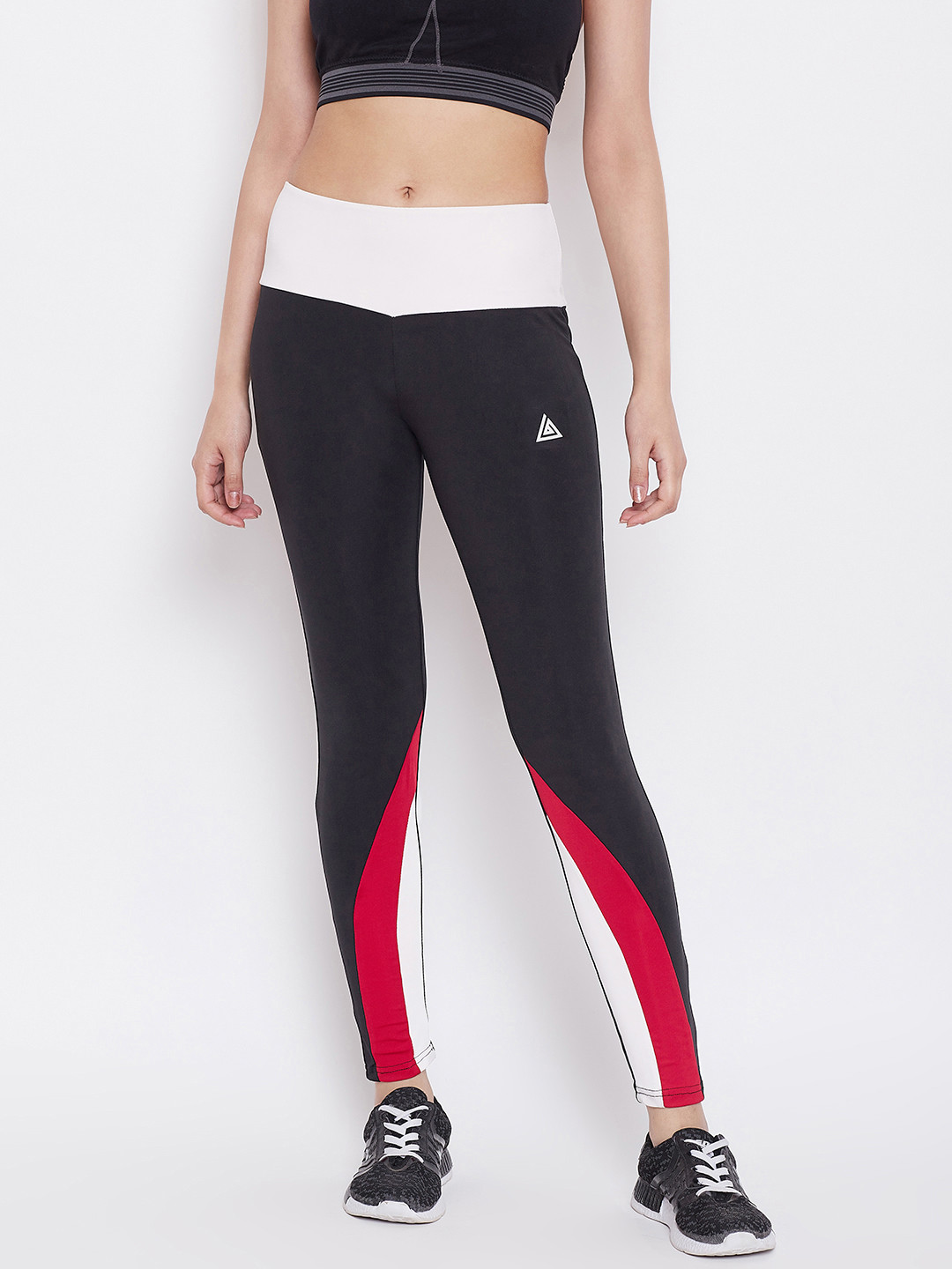 Aesthetic Bodies Women Black Solid Tights