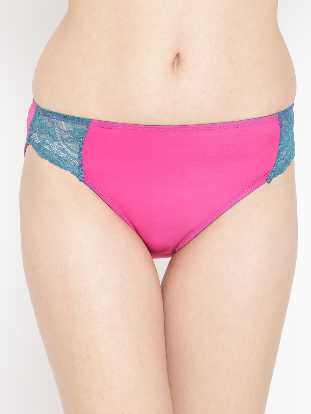 Aoba Women Fucshia Solid Bikini Briefs AIP-4C