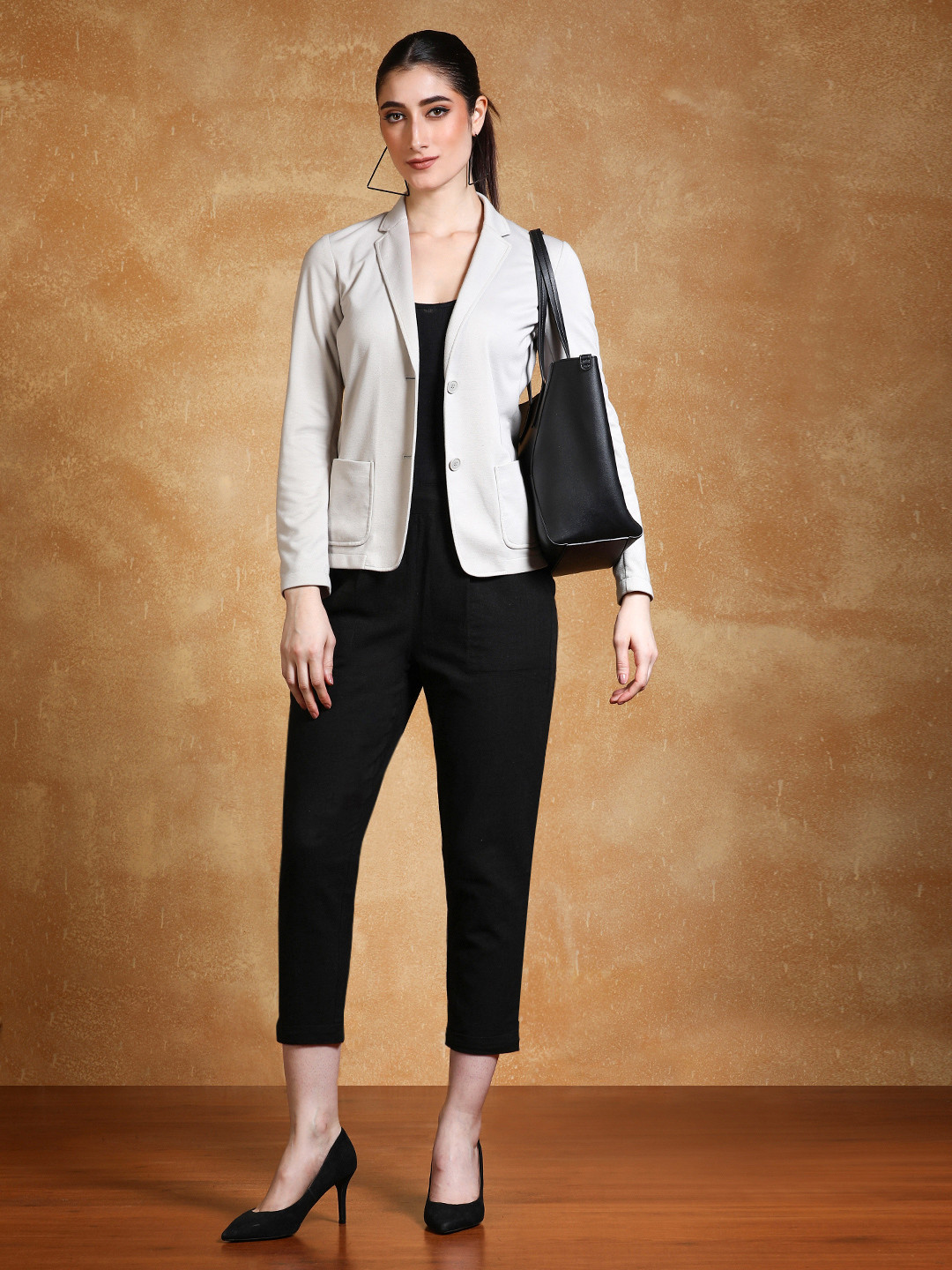 Jaipur Kurti Women Black Trousers