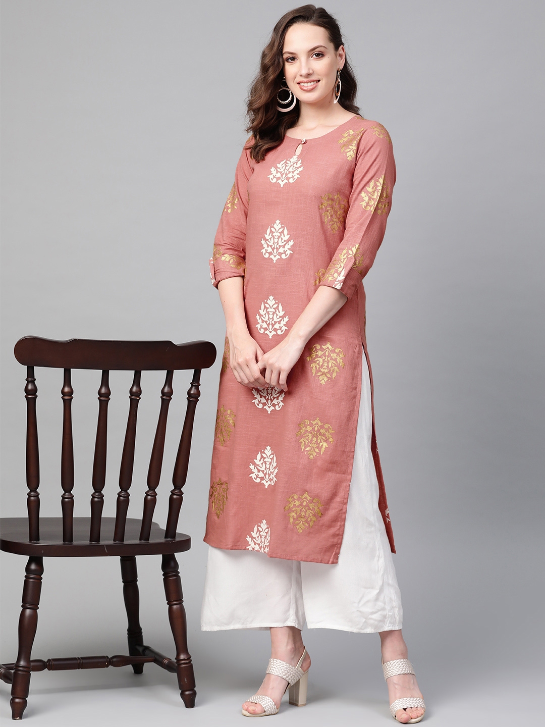 Ahika women's printed deals straight kurta