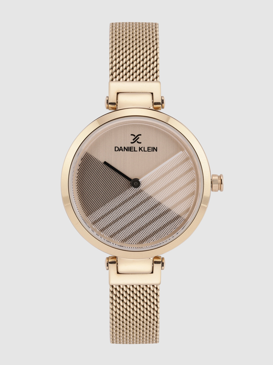 Daniel Klein Women Peach-Coloured & Brown Analogue Watch DK.1.12356-2