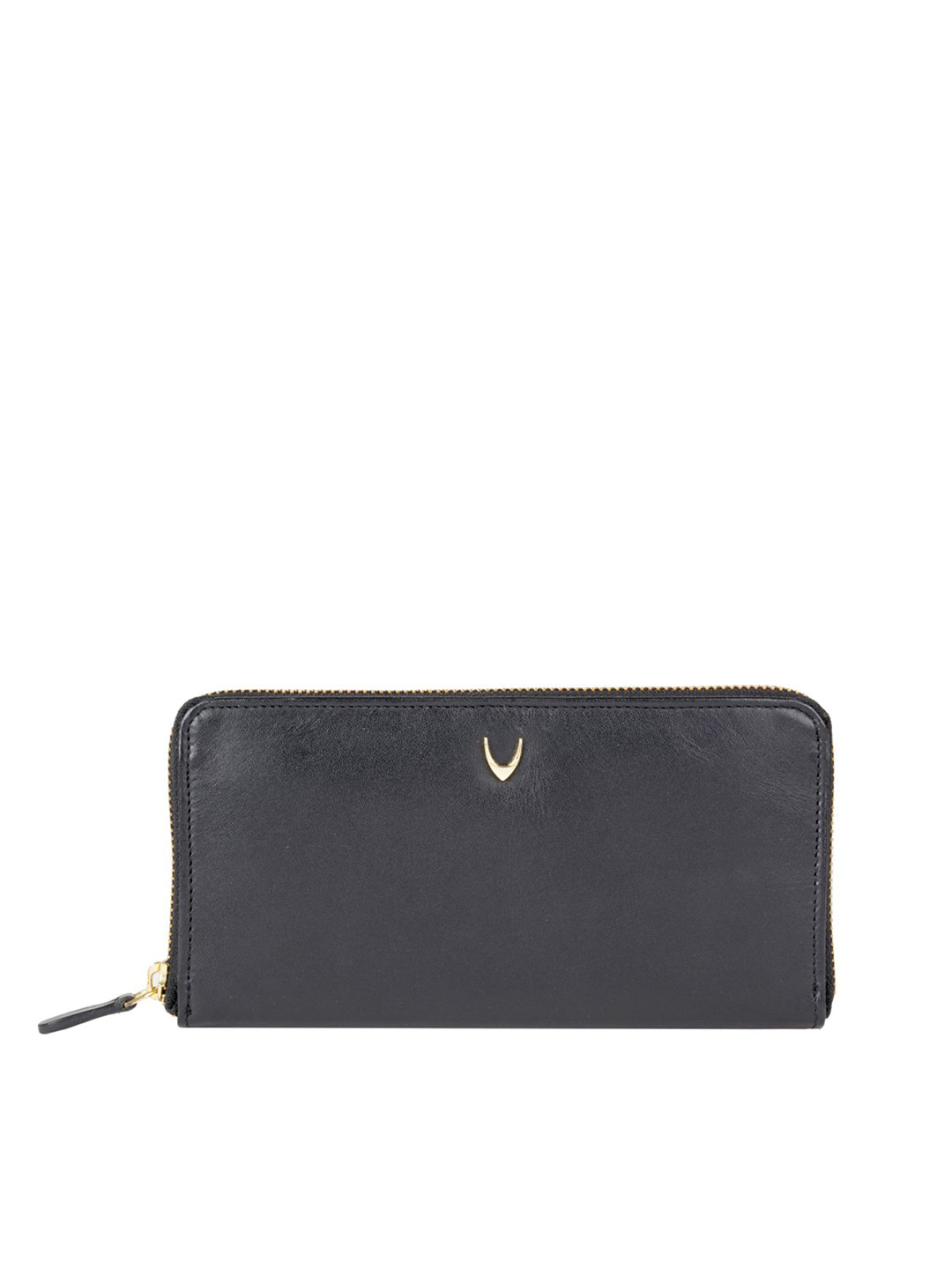 Hidesign Women Black Solid Zip Around Wallet