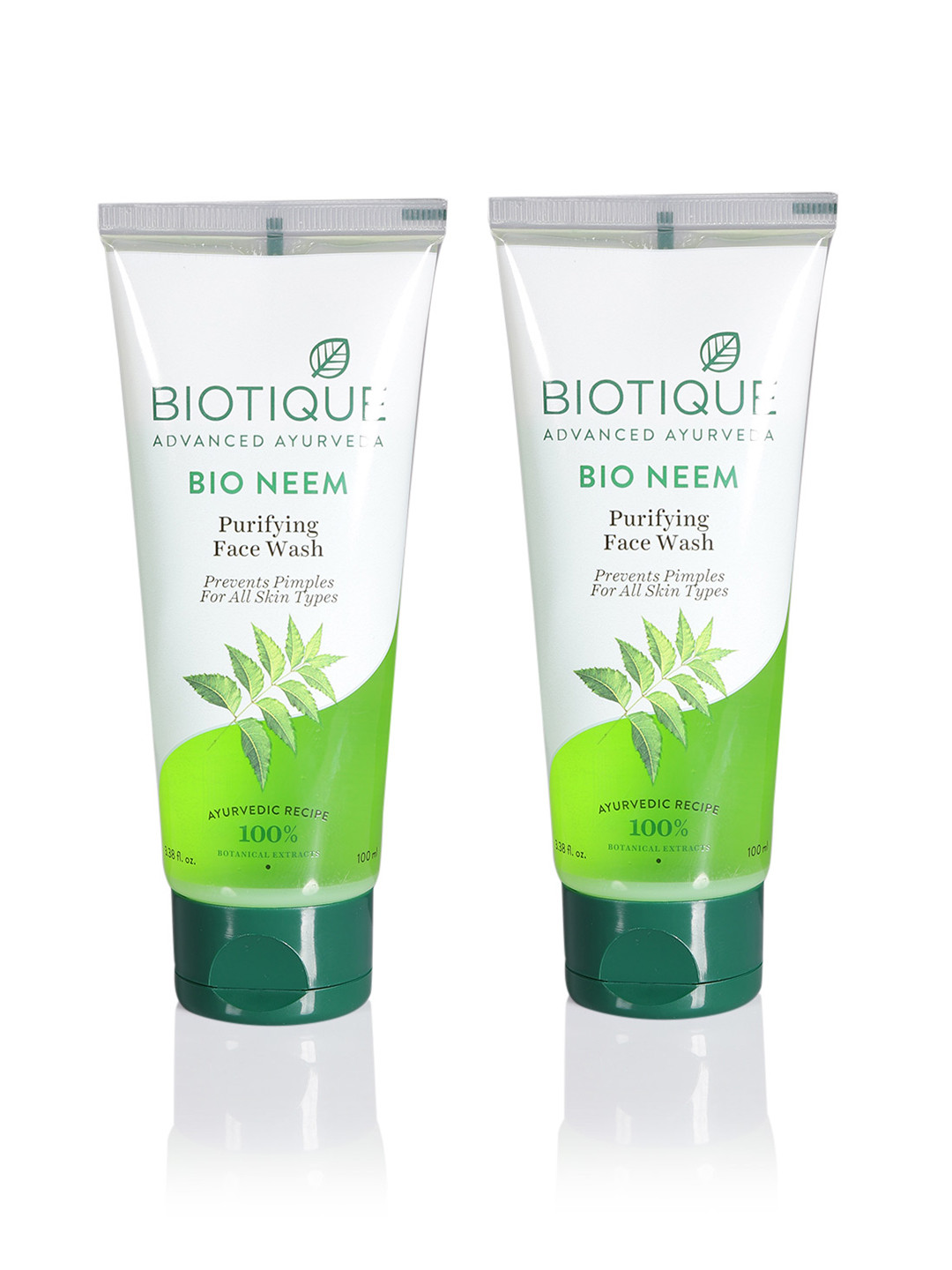Biotique Unisex Set Of 2 Bio Neem Purifying Face Wash