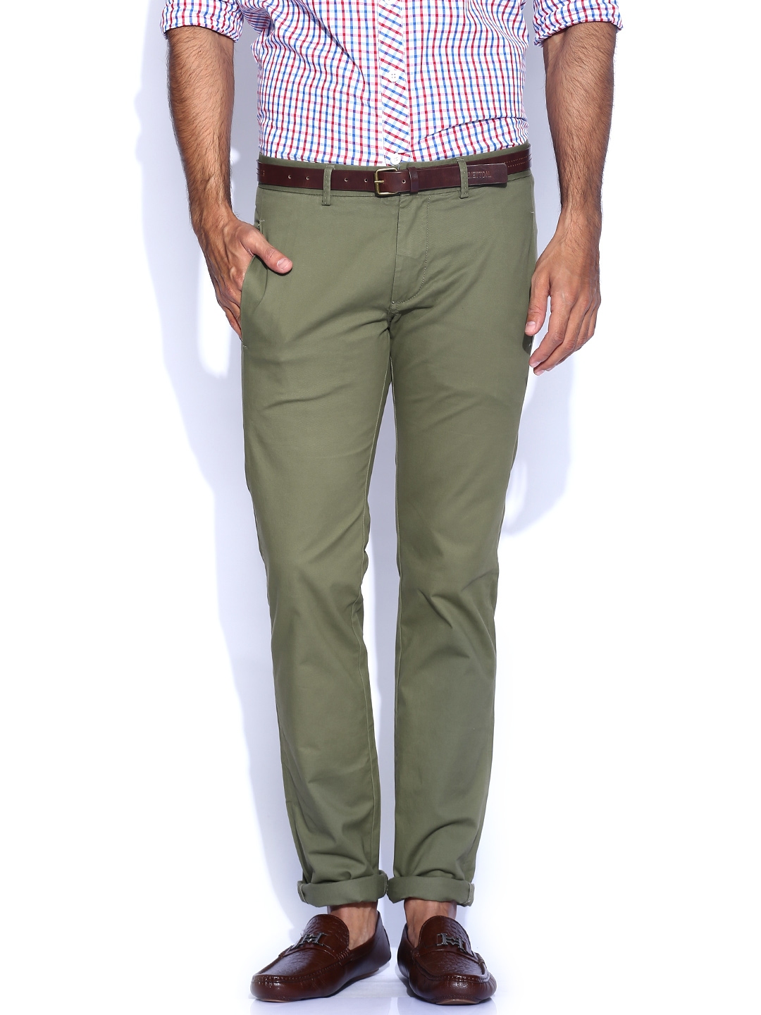 Business casual olive discount pants