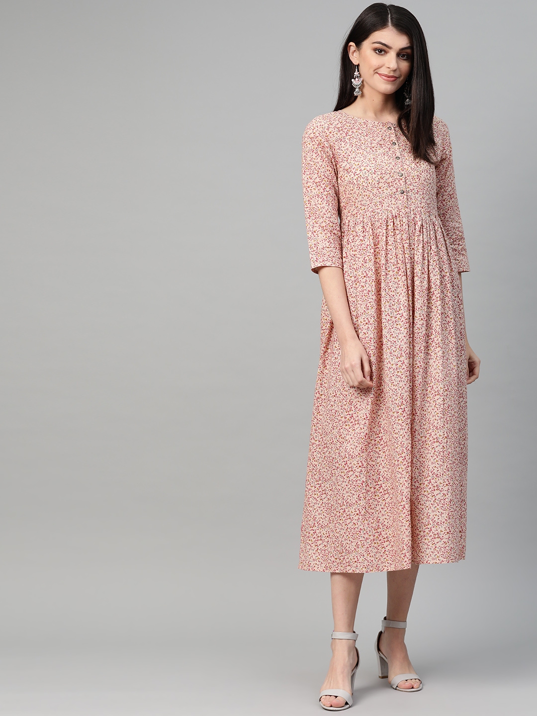 Cotton maxi sales dress myntra