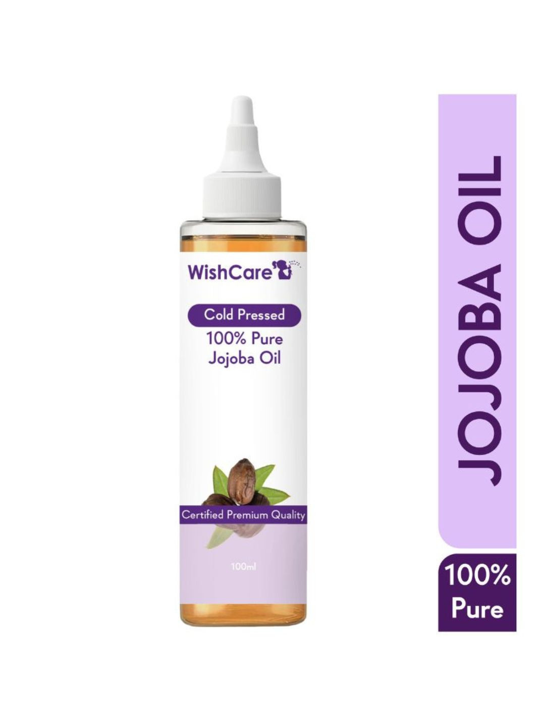 WishCare Pure Cold Pressed Natural  Jojoba Oil For Face, Hair & Skin 100ml