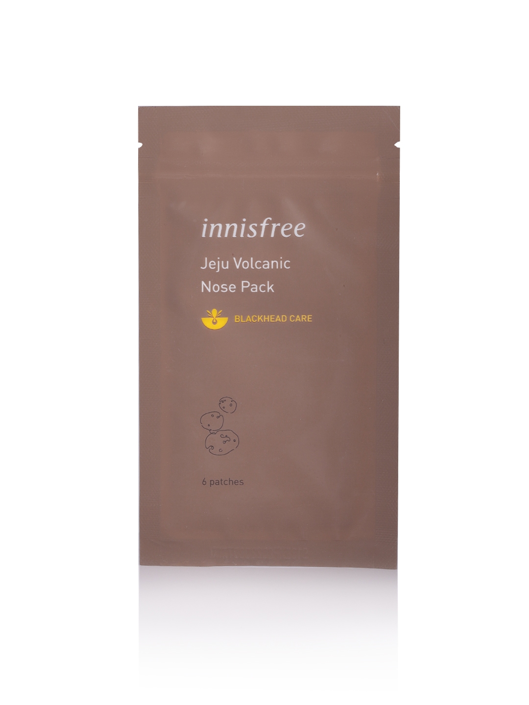 Innisfree Unisex Jeju Volcanic Blackhead Care Nose Pack 6 Sheets