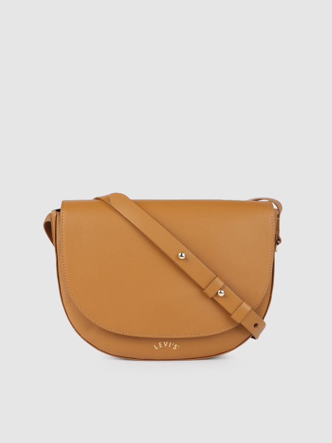 Buy Levis Tan Brown Solid Leather Sling Bag Handbags for Women 11133520 Myntra