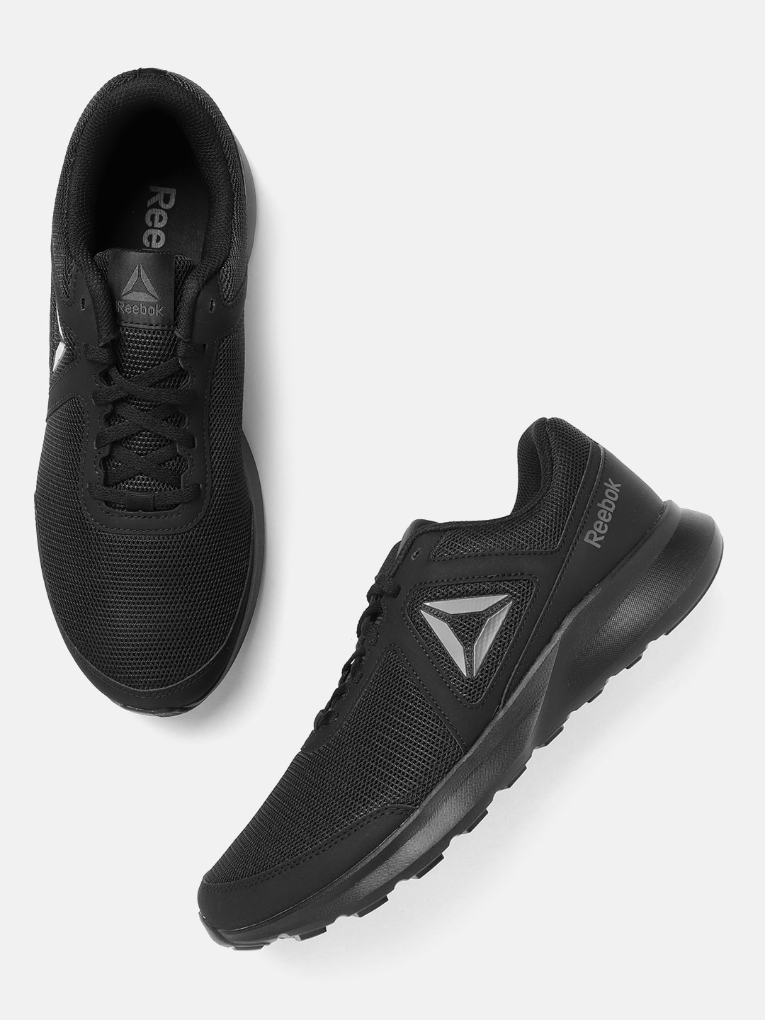 Buy Reebok Men Black Solid Quick Motion Running Shoes Sports Shoes for Men 11143178 Myntra