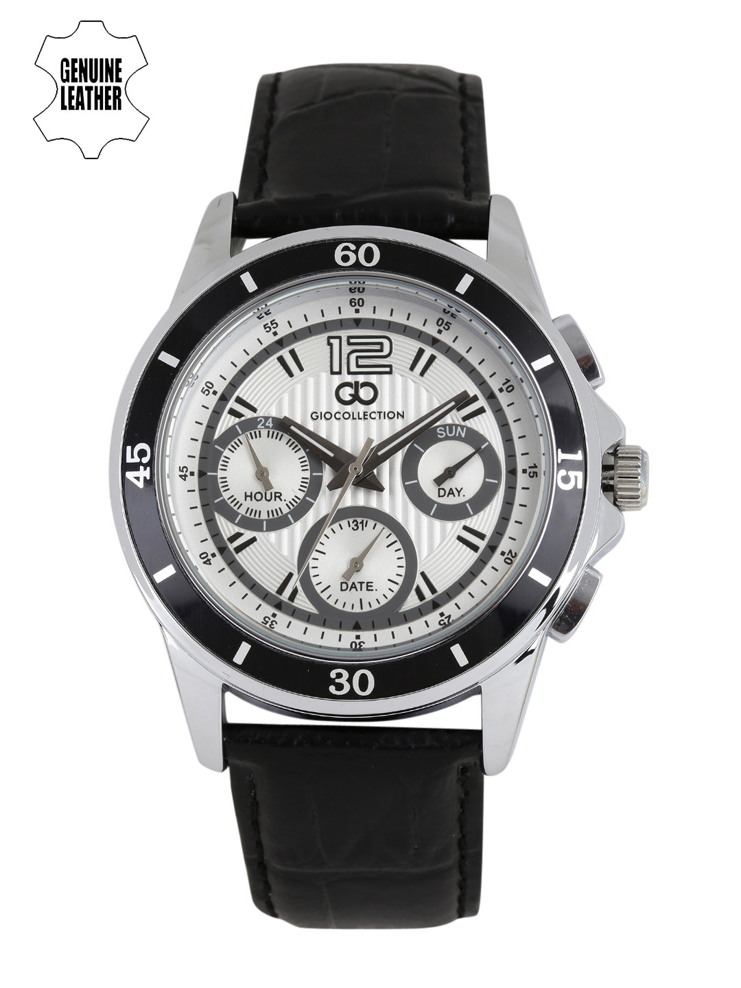GIO COLLECTION Men Silver-Toned Analogue Watch G1002-01