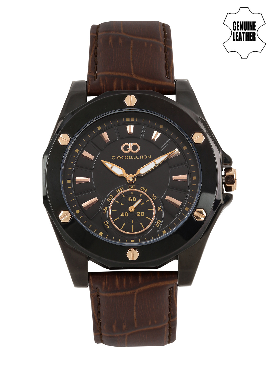 GIO COLLECTION Men Black Analogue Watch G1003-5