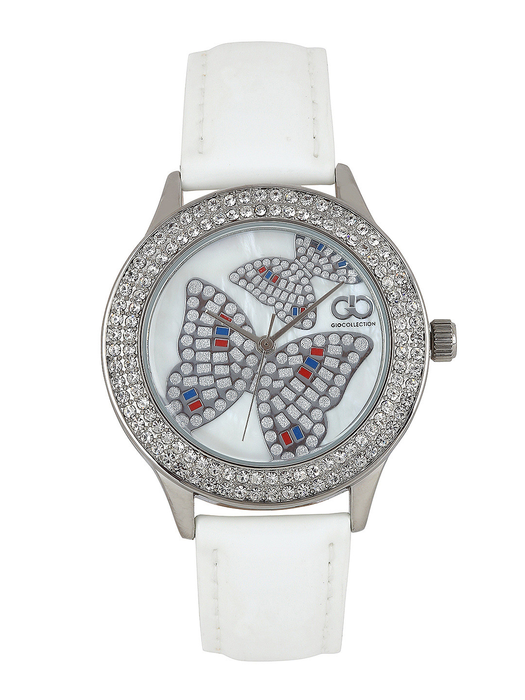 GIO COLLECTION Women Pearly White Dial Watch G0054-01