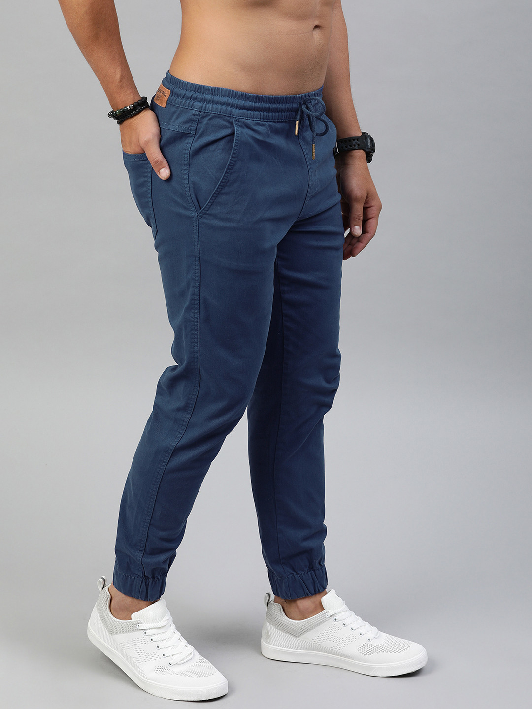 Roadster Men Navy Blue Joggers