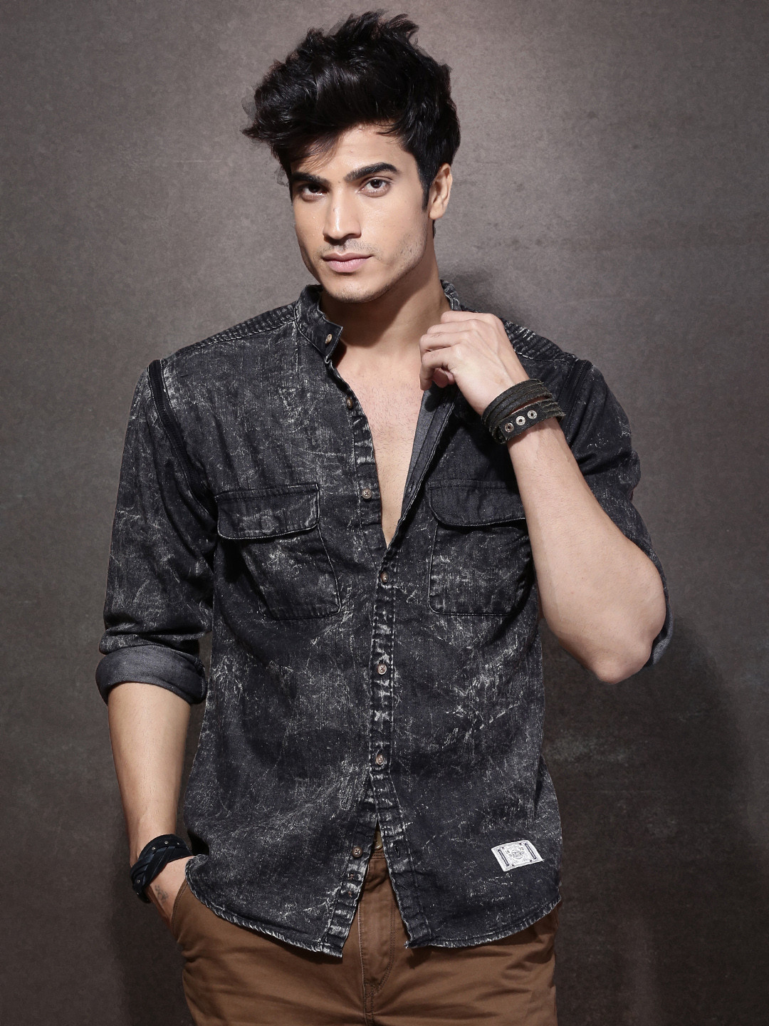 ジャケット・アウター DETACHABLE SLEEVE DENIM SHIRT DETACHABLE SLEEVE DENIM SHIRT