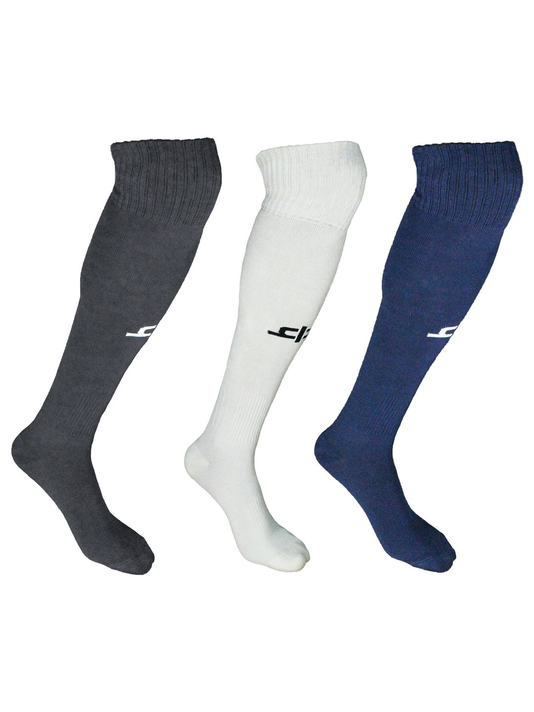 Heelium Pack of 3 Odour Free Superior Grip Cushioned Base Bamboo Football Socks