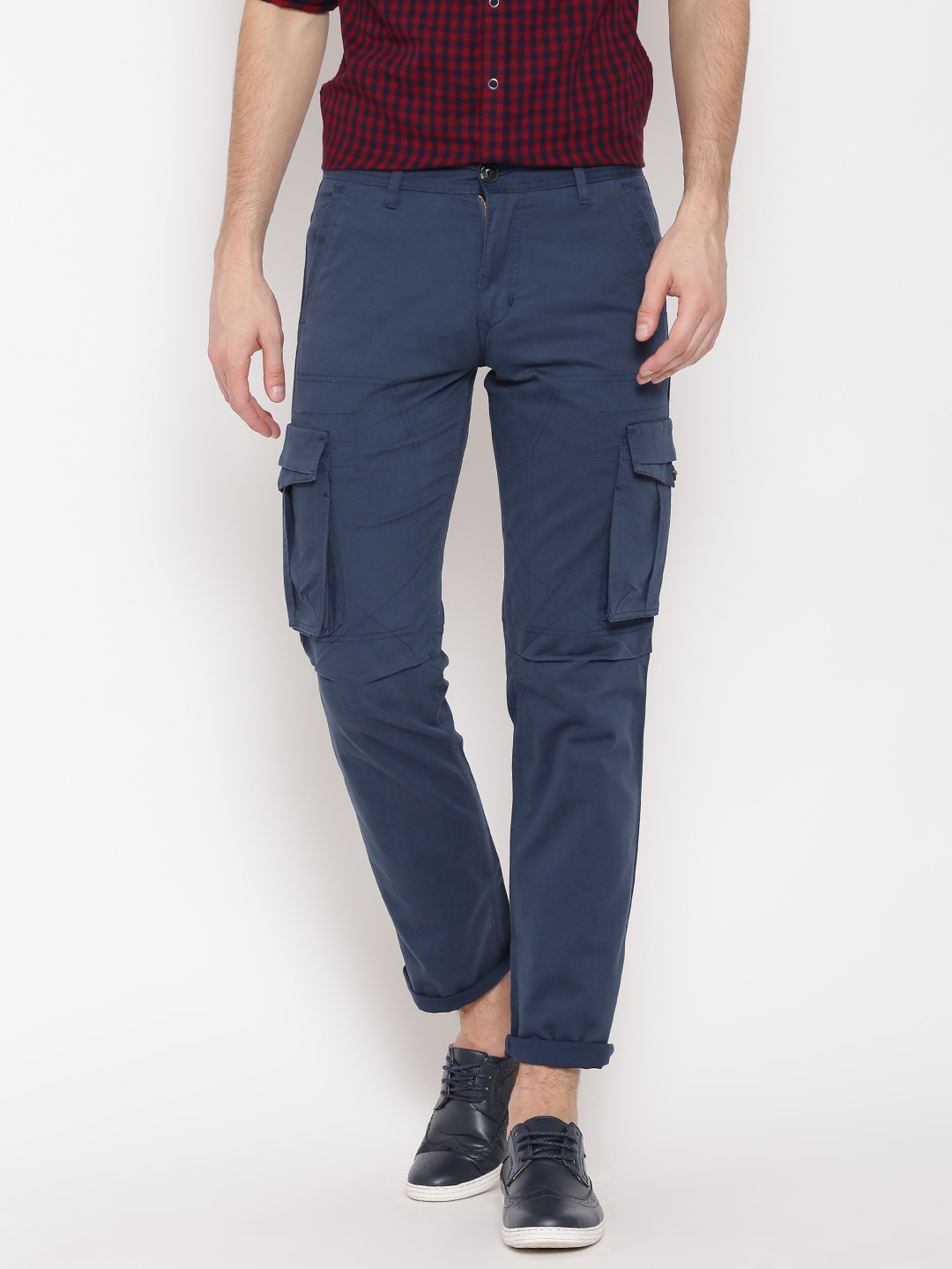 Buy Numero Uno Blue Cargo Trousers  Trousers for Men 1118280  Myntra