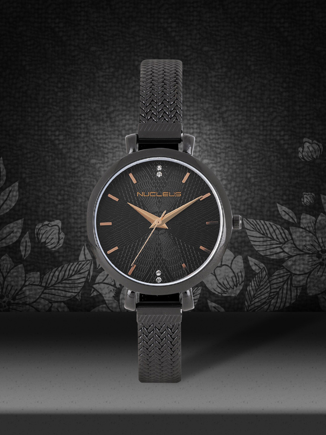 Nucleus Women Black Analogue Watch NBLFBKBKBKi