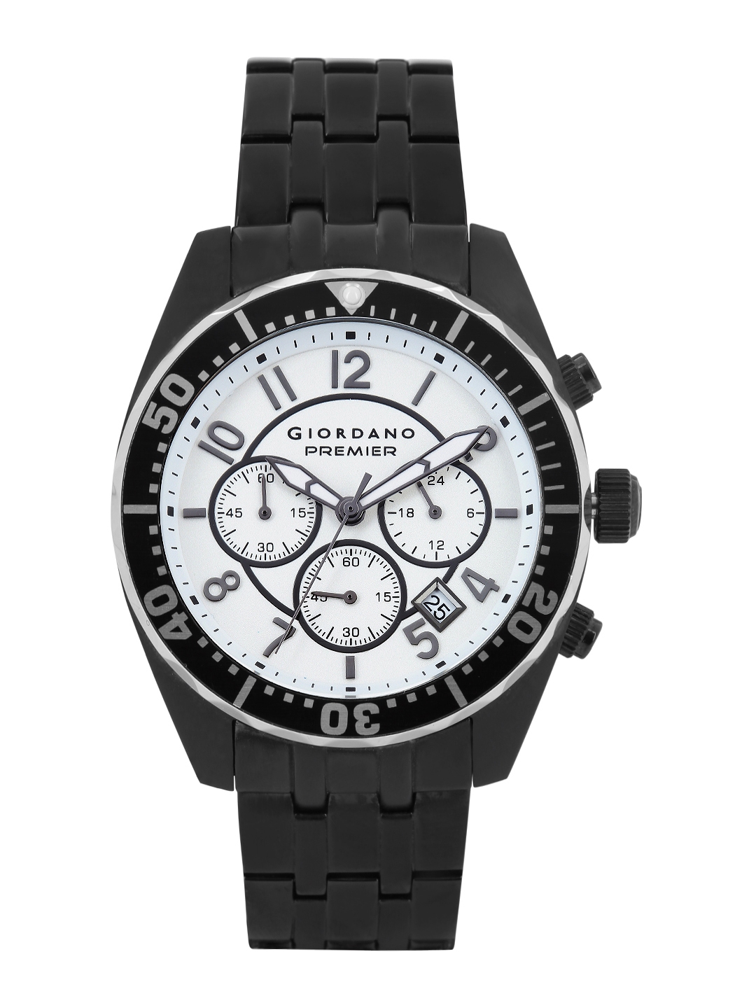 Buy GIORDANO Premier Men White Dial Chronograph Watch P166 44