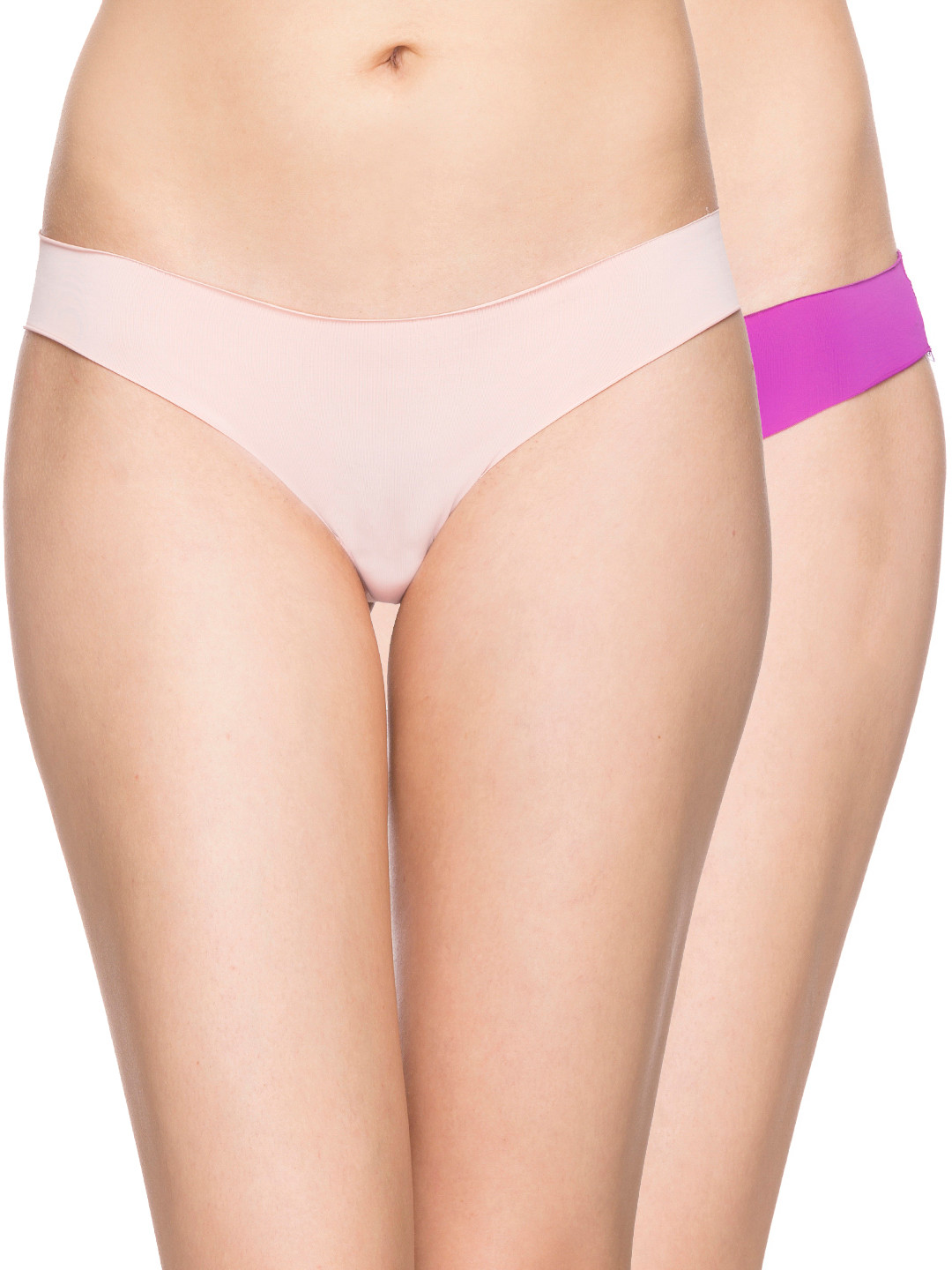 Candyskin Women Pack Of 2 Solid Hipster Briefs