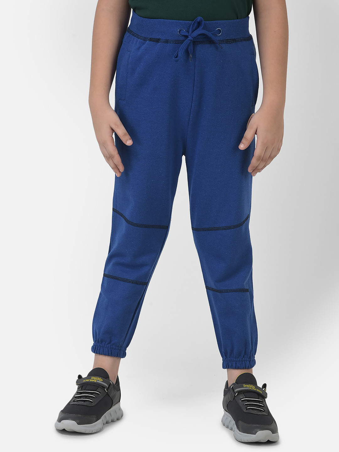 Cub McPaws Boys Blue Solid Joggers
