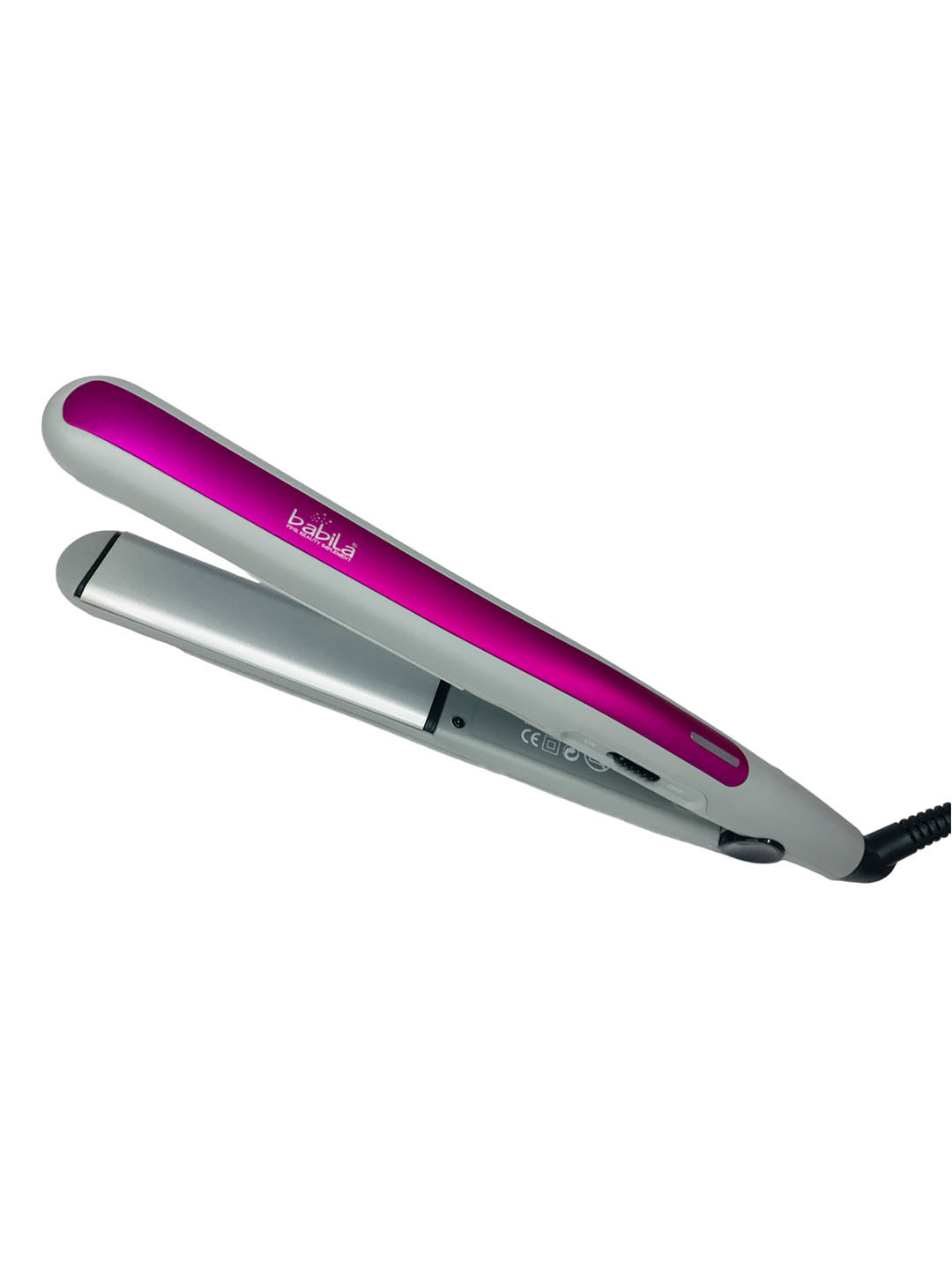 babila EDEN Women Silver & Pink Hair Straightener BHS-E50
