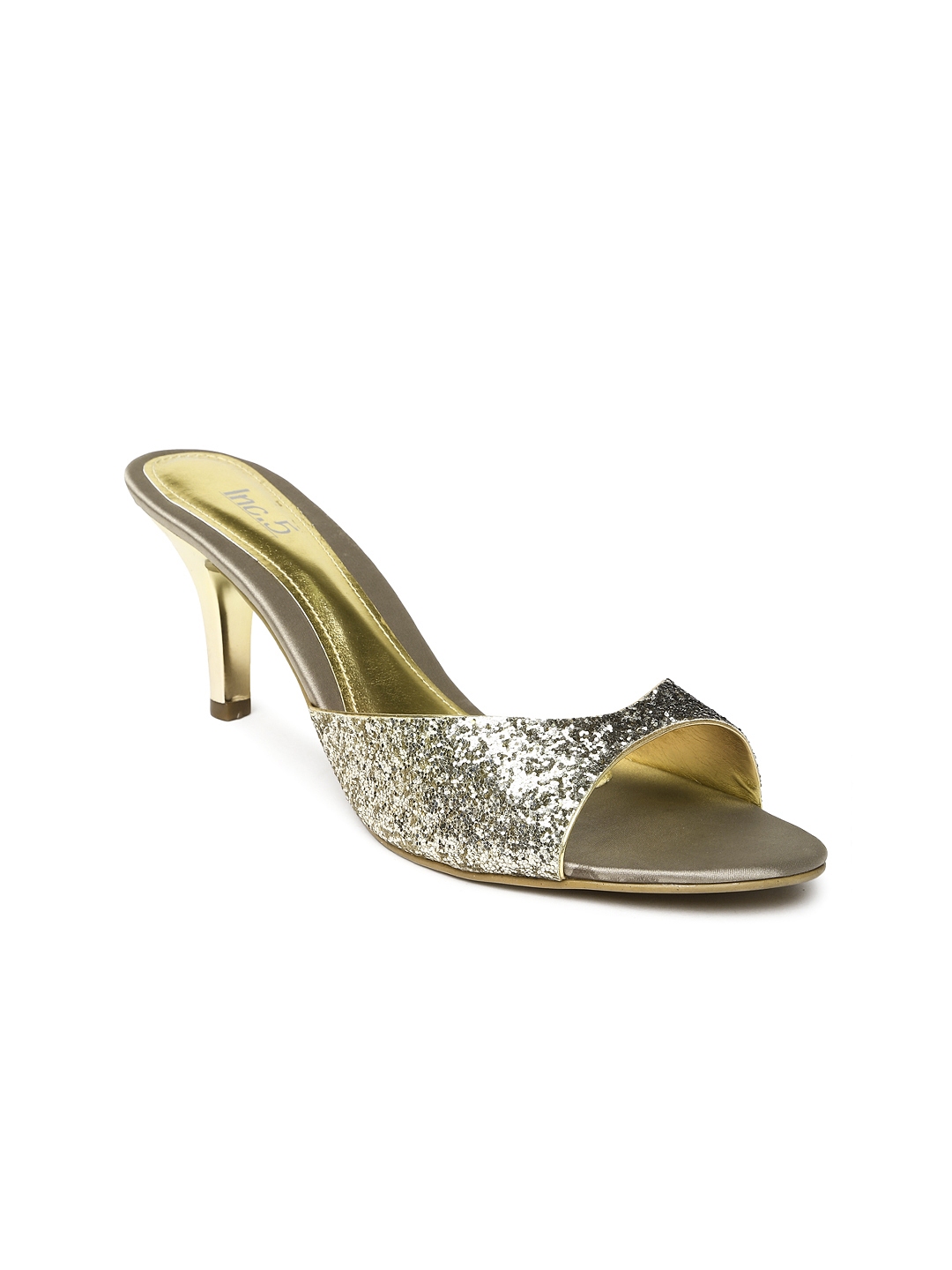 golden heels myntra