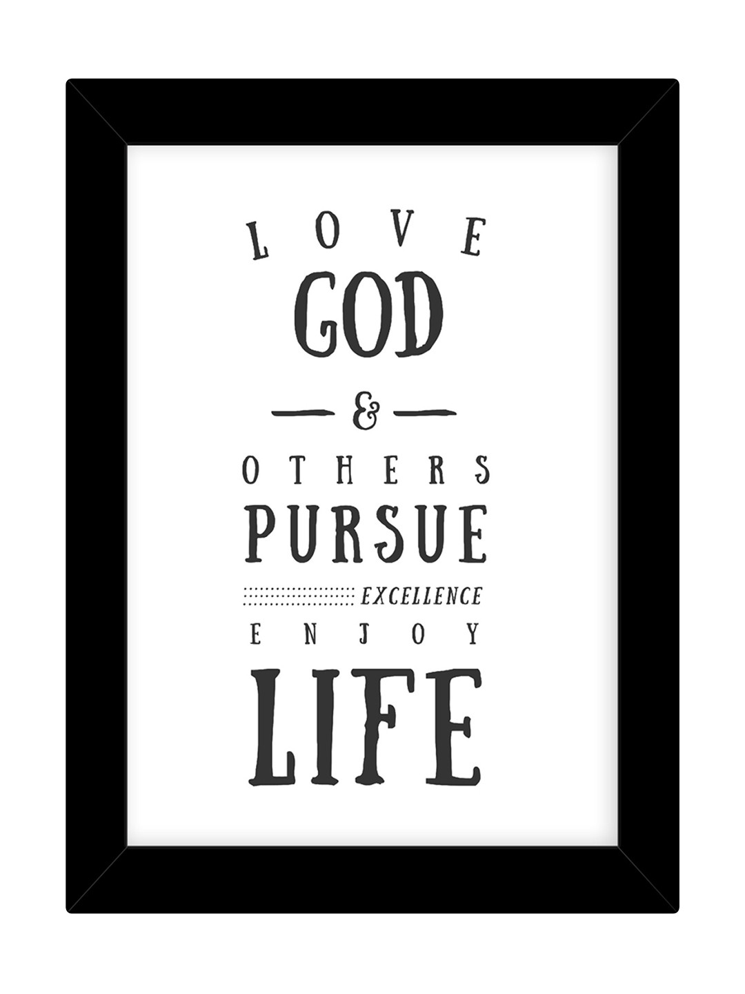 TIED RIBBONS Black Inspirational Framed Poster