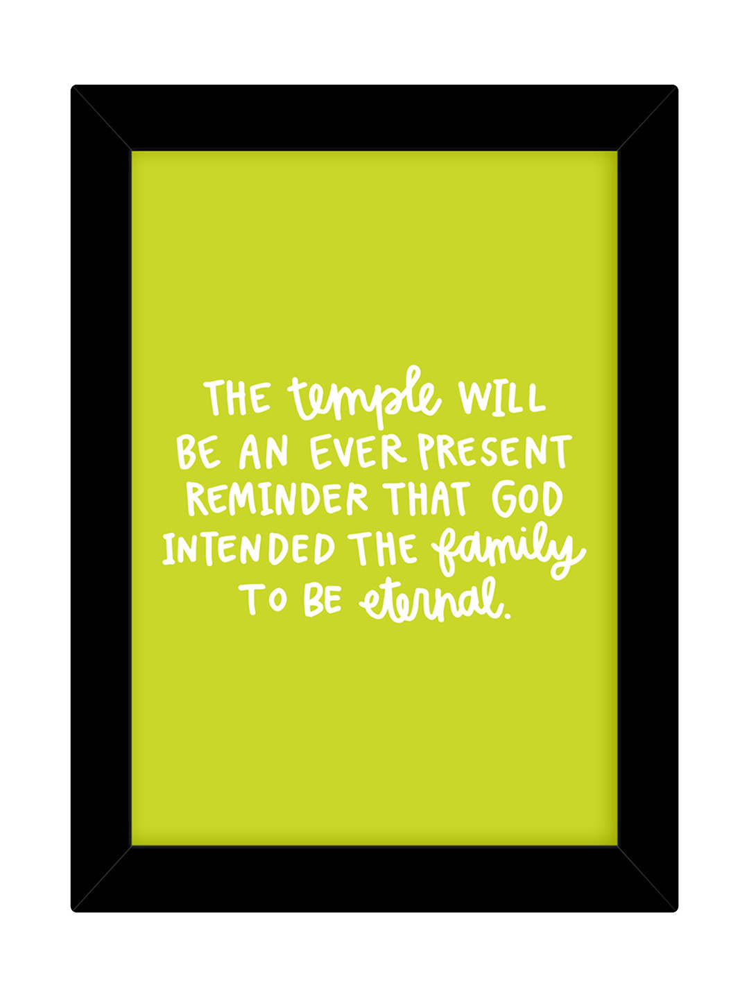 TIED RIBBONS Black Solid Wall Photo Frame