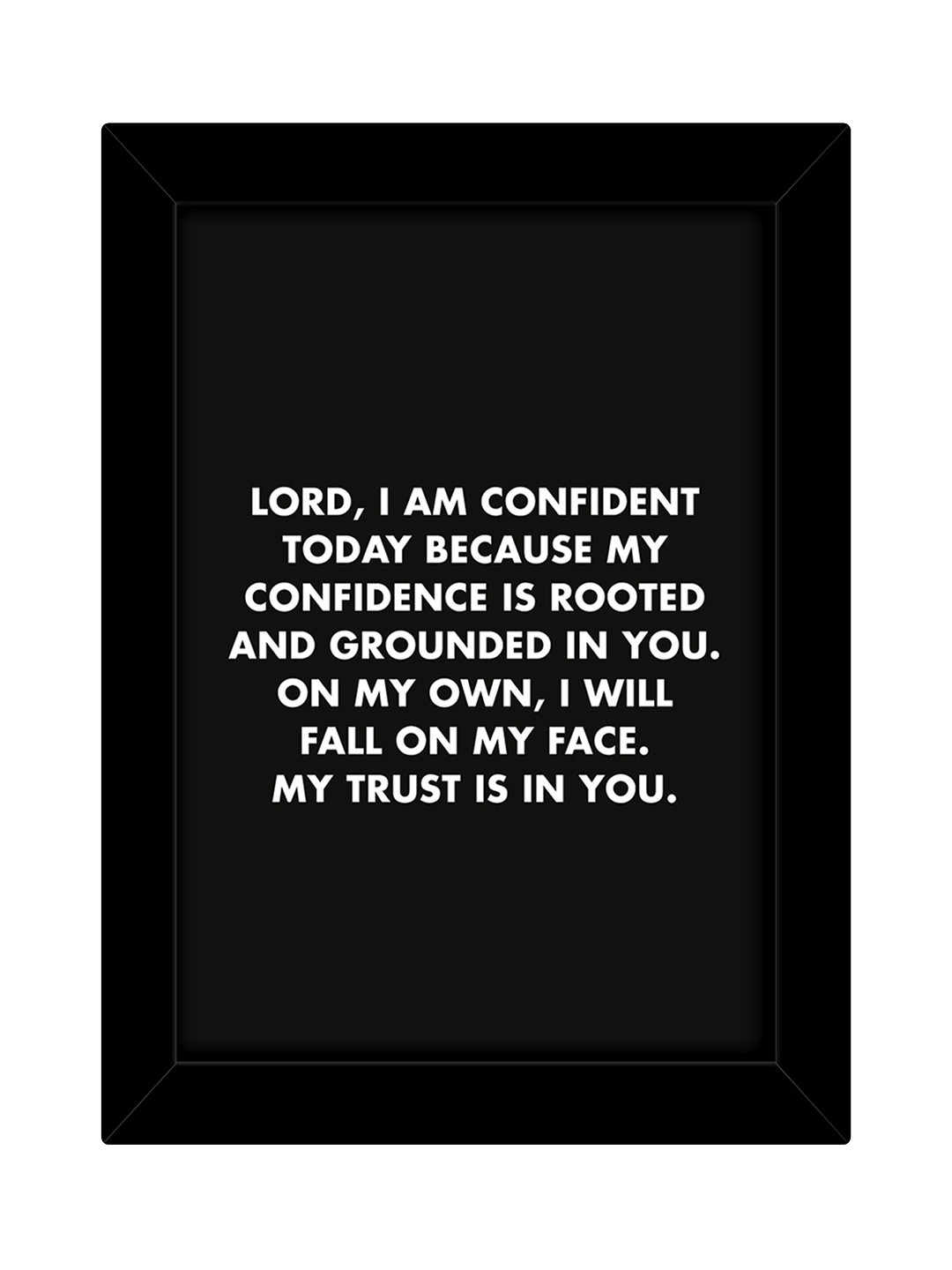 TIED RIBBONS Black Solid Photo Frame