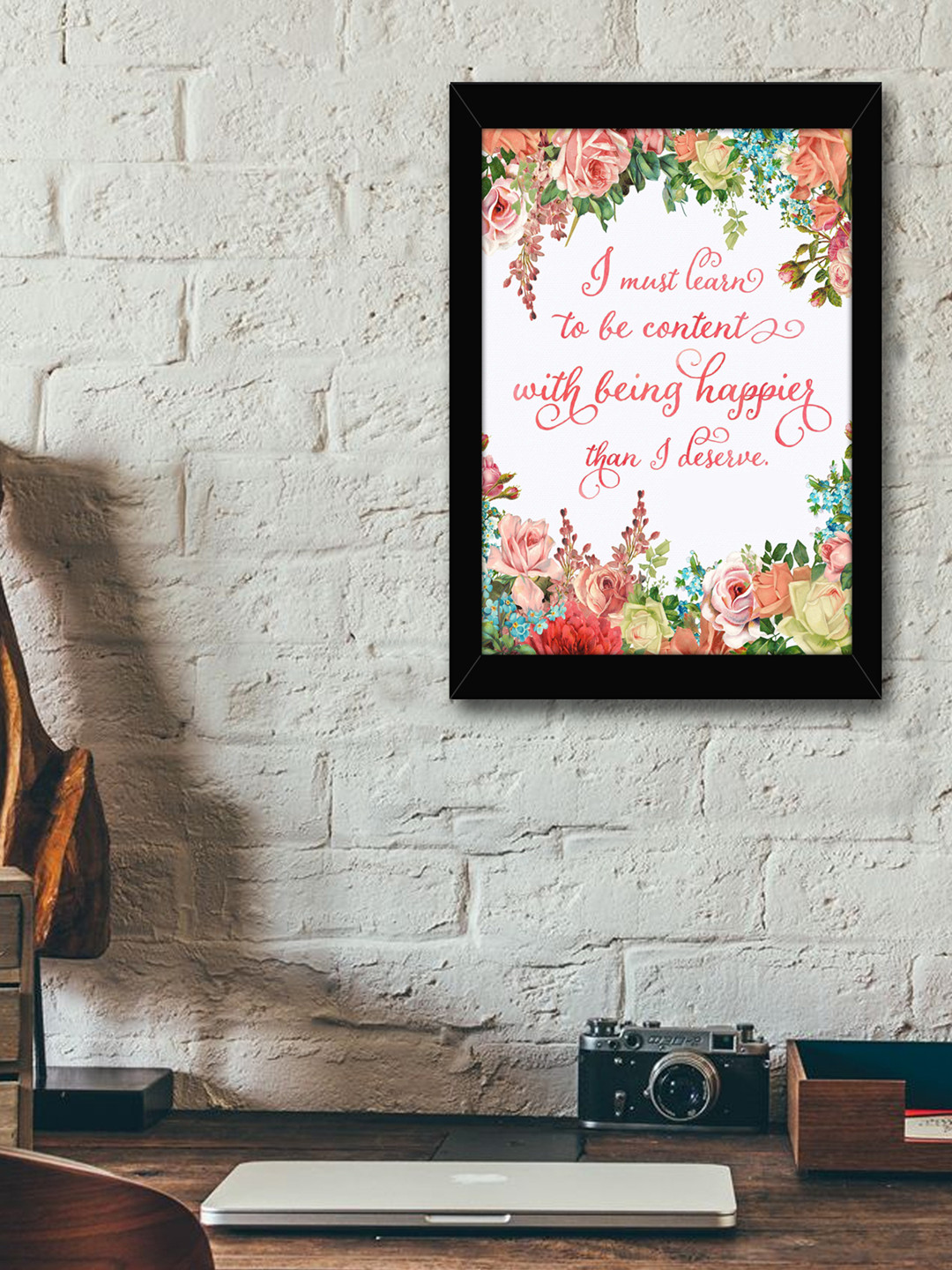 TIED RIBBONS Material: Synthetic Fiber Canvas Wall Paintings Wall Art - 13.6 x 10.2 In