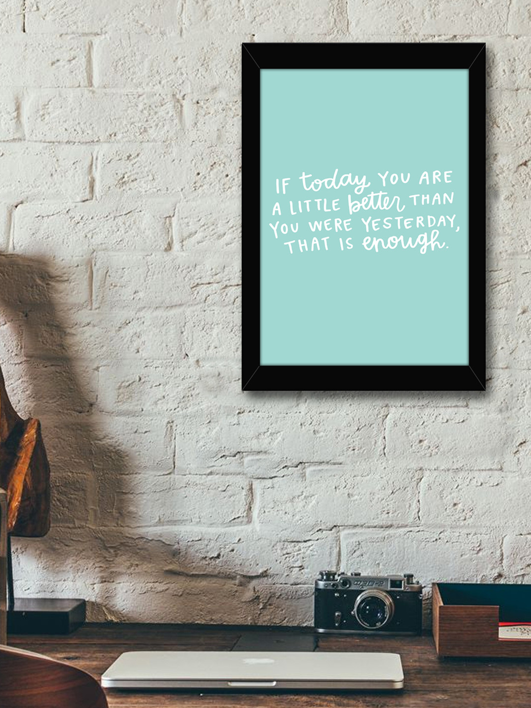 TIED RIBBONS Black Inspirational Framed Poster