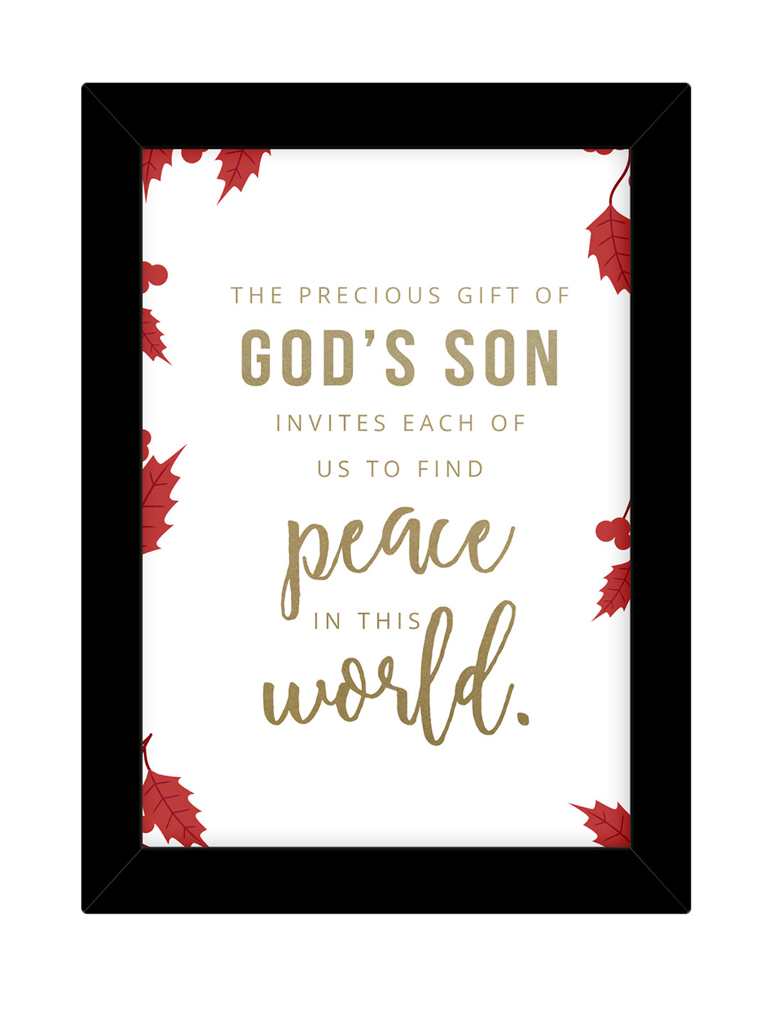 TIED RIBBONS Material: Synthetic Fiber Canvas Wall Paintings Wall Art - 13.6 x 10.2 In