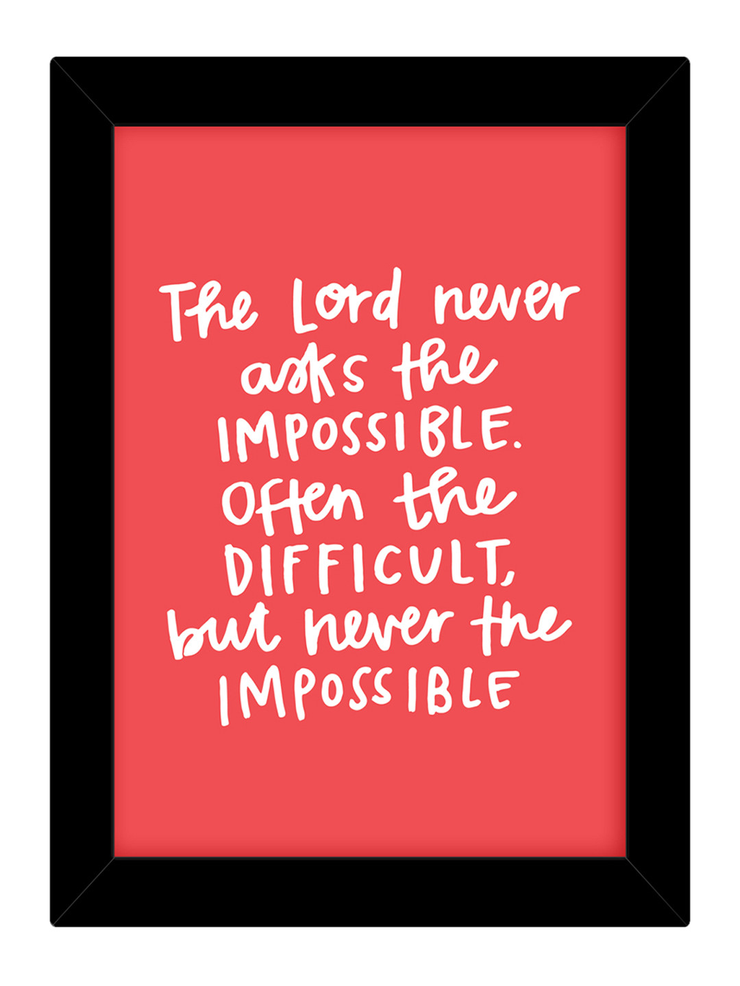 TIED RIBBONS Black Solid Single Wall Photo Frame