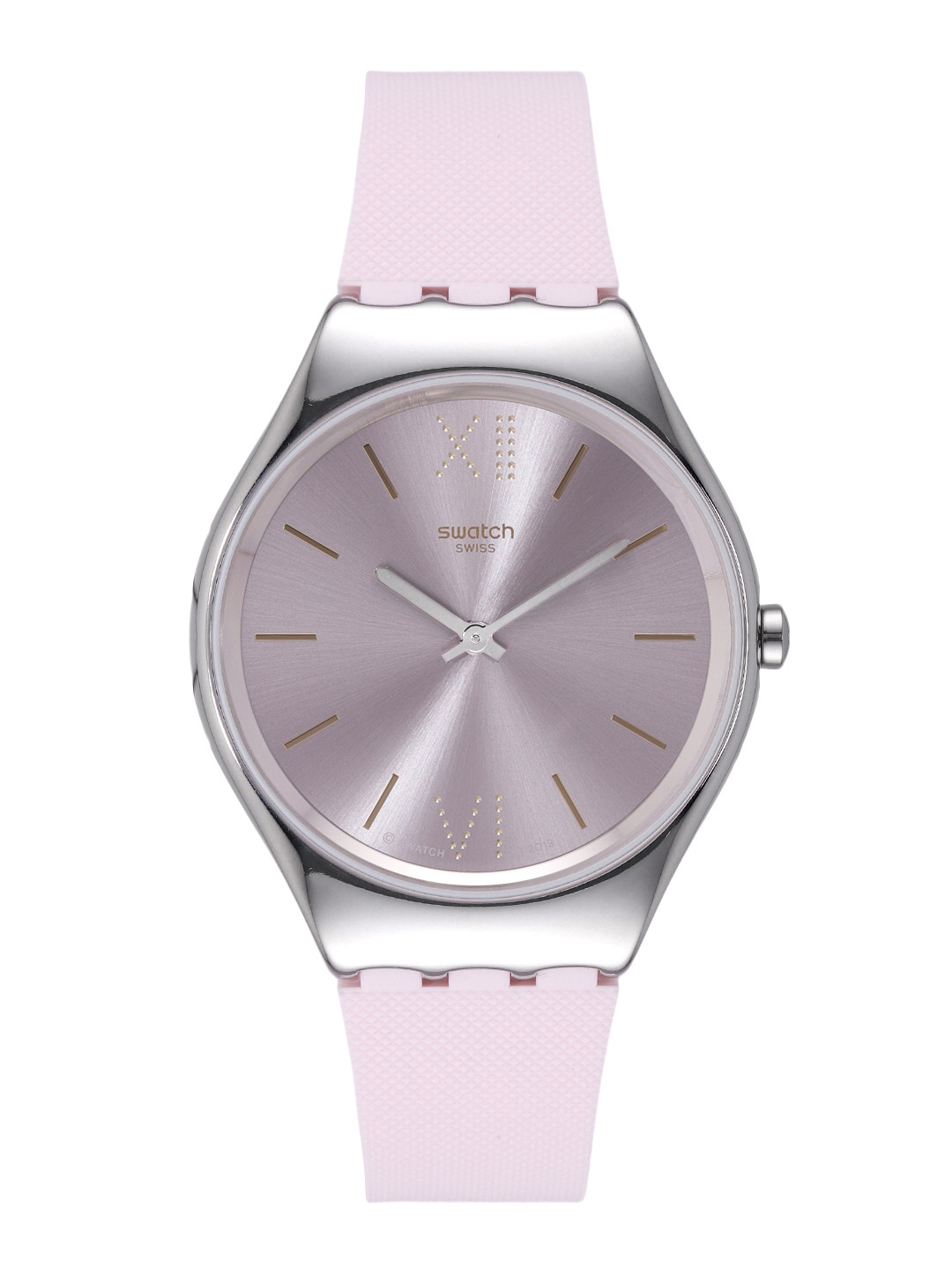 Swatch SkinIrony Women Silver Water Resistant Analogue Watch SYXS124