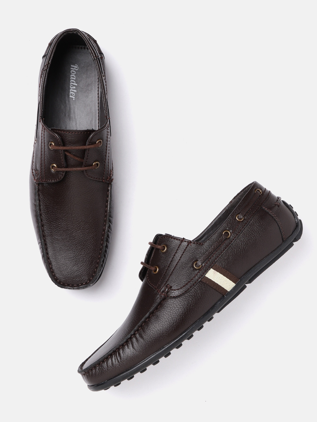 Roadster Men Coffee Brown Driving Shoes