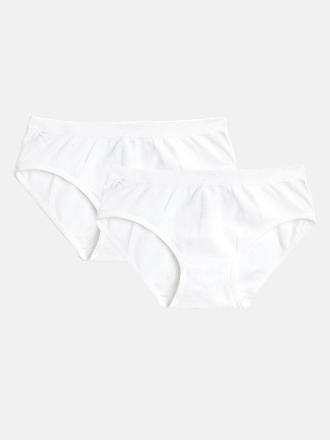 Marks & Spencer Kids Pack of 2 White Solid Briefs