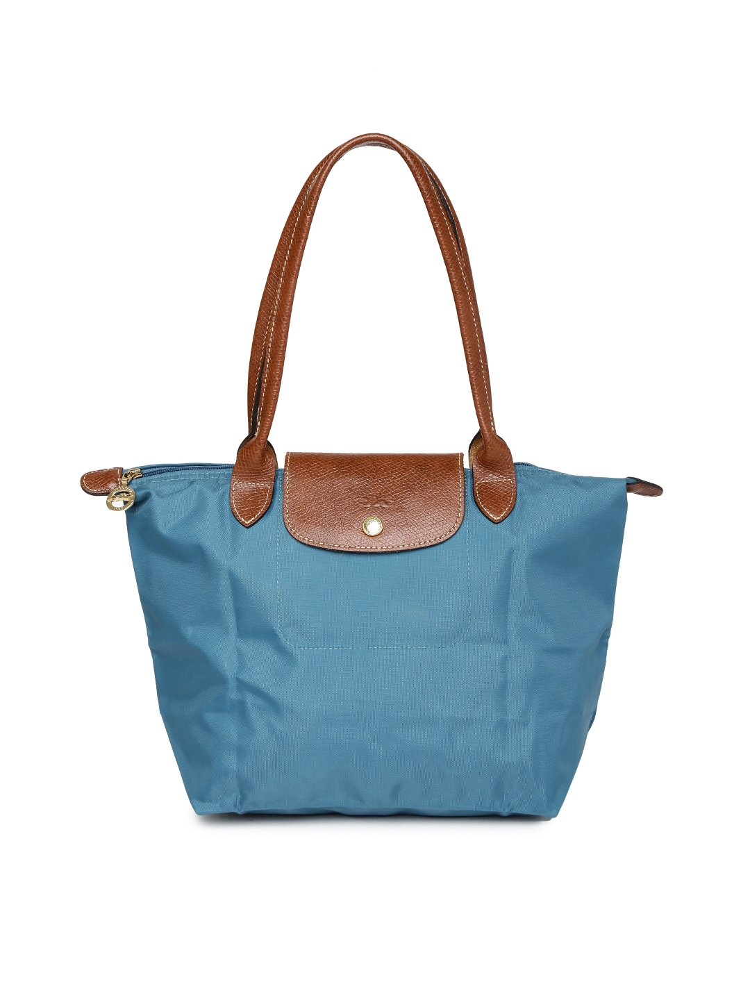 Longchamp, Bags, Longchamp Quadri Hobo Bagturquoise Blue Leather Tote