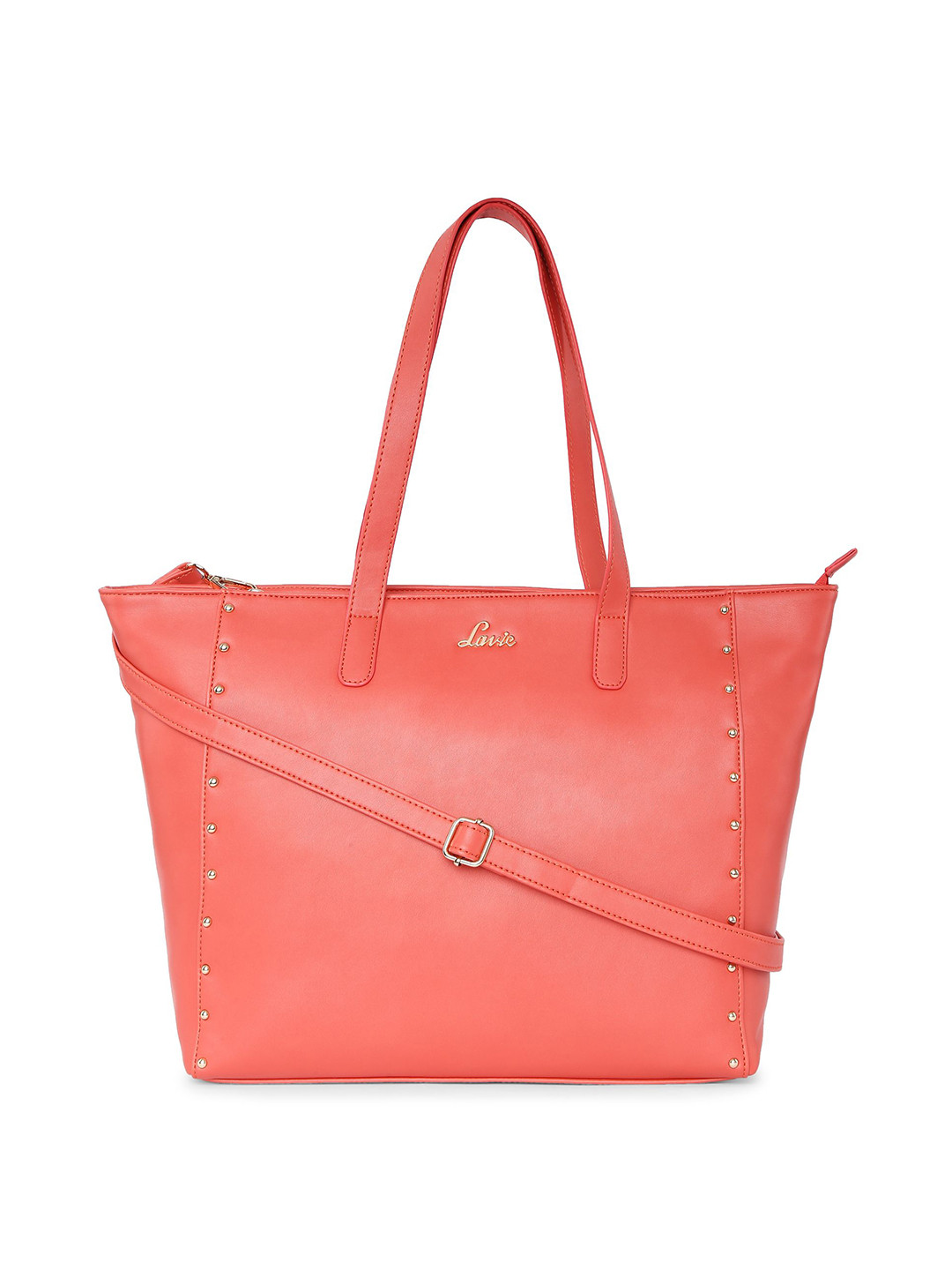 Lavie Cressida Women Coral Large Tote bag