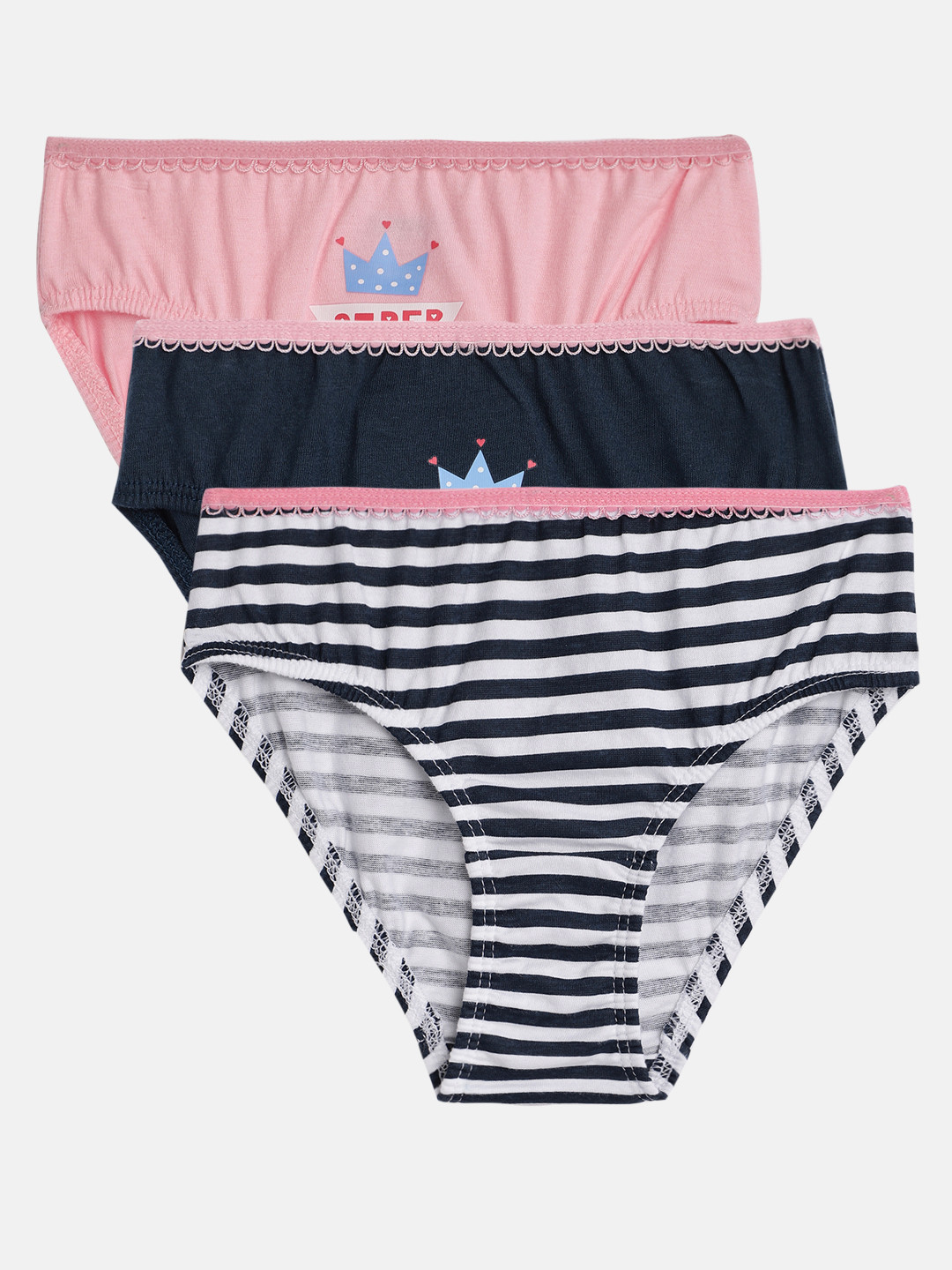 mackly Girls Pack of 3 Briefs MB-01