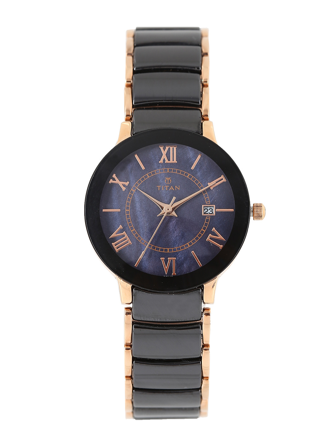 Titan Ceramics Women Black Analogue watch NL95016WD01