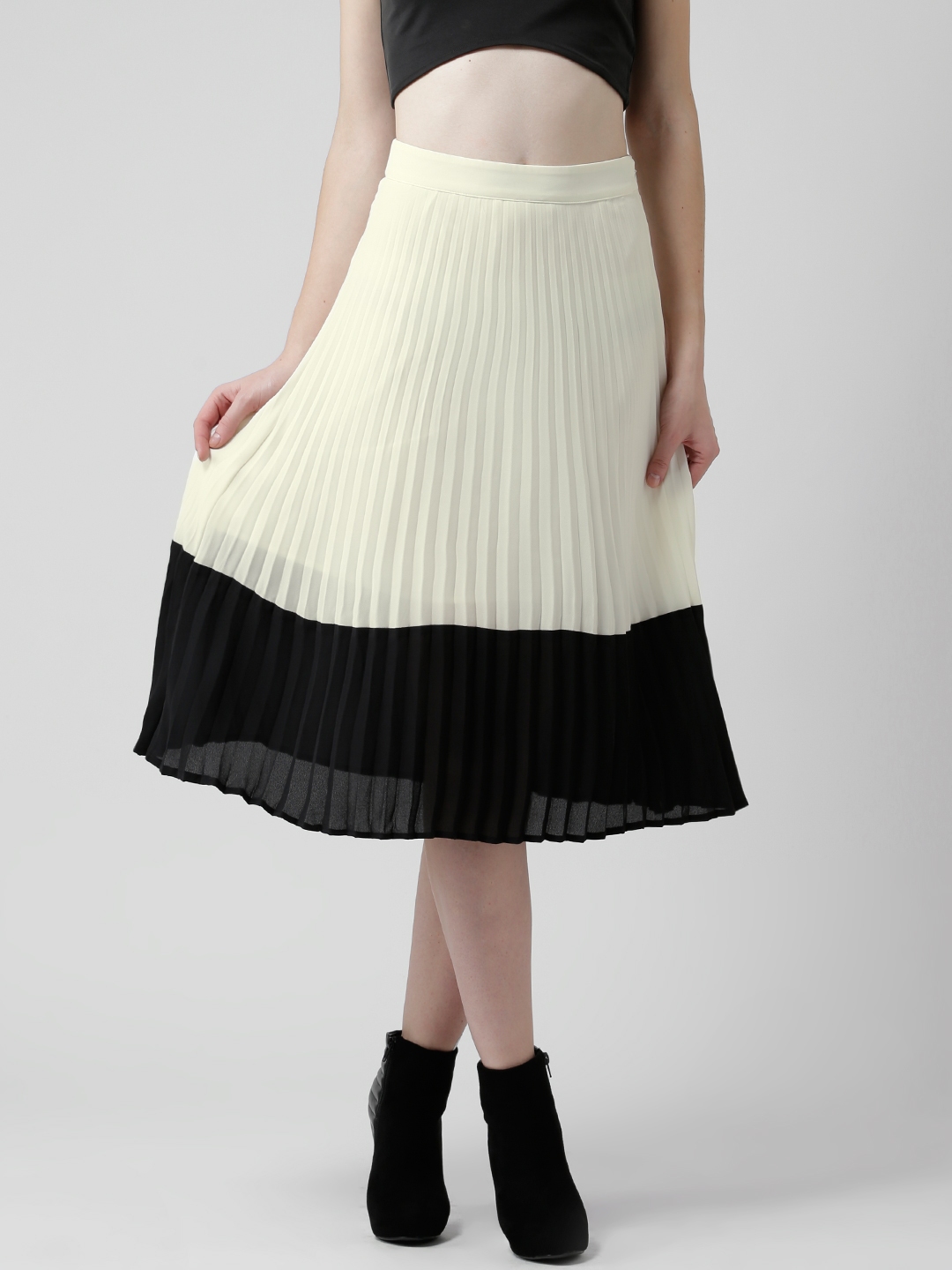 Pleated midi skirt forever 21 2025