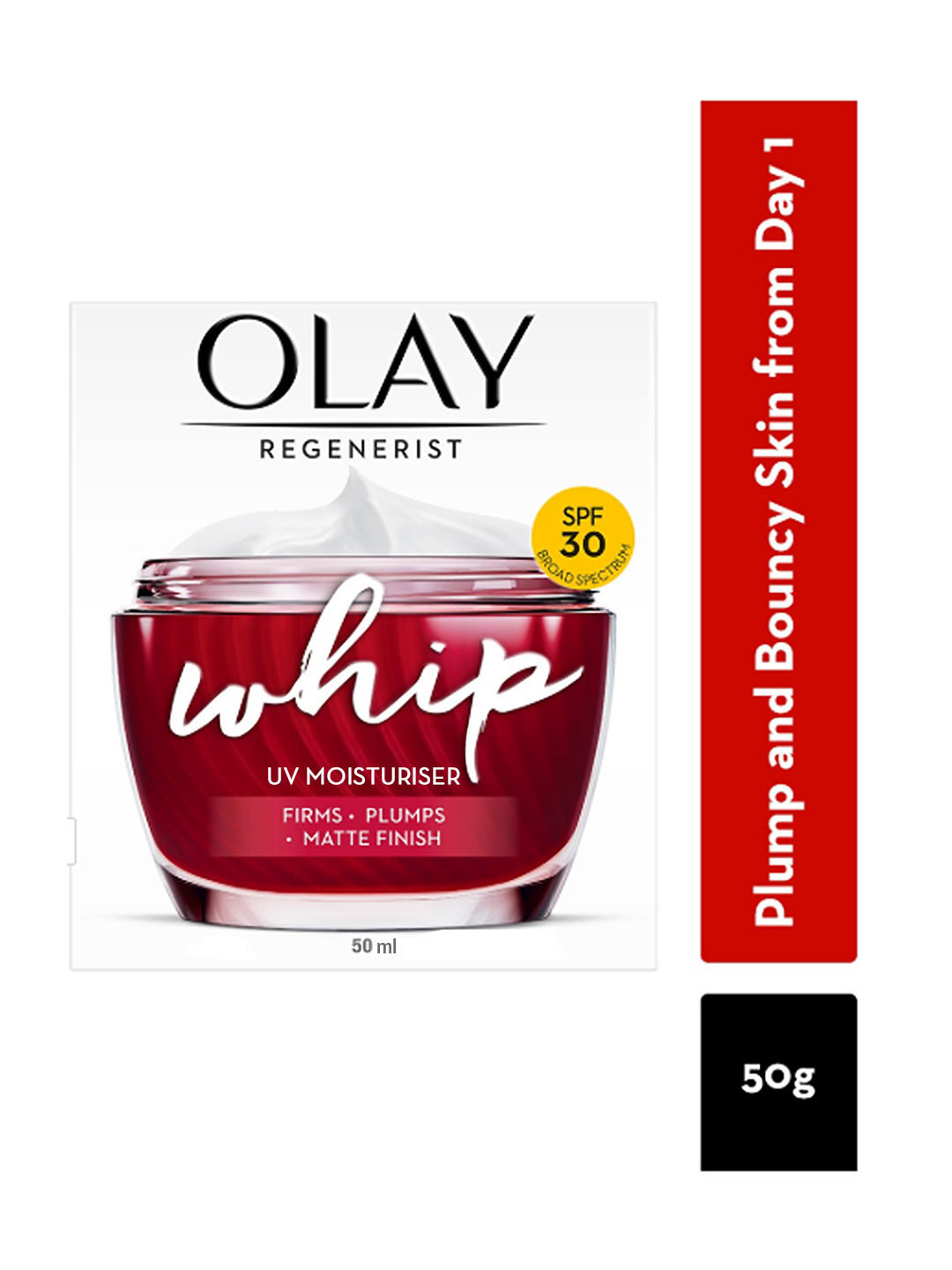 Olay Regenerist Ultra Lightweight Whip Cream SPF30 with Hyaluronic Acid & Niacinamide-50ml