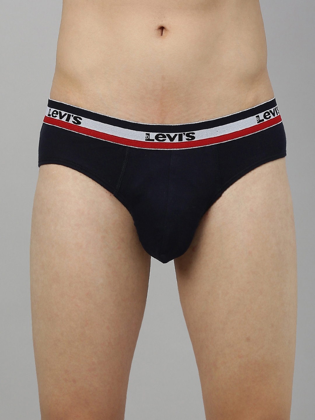 Levis Men Navy Blue Solid Antimicrobial Briefs #002 BRIEF