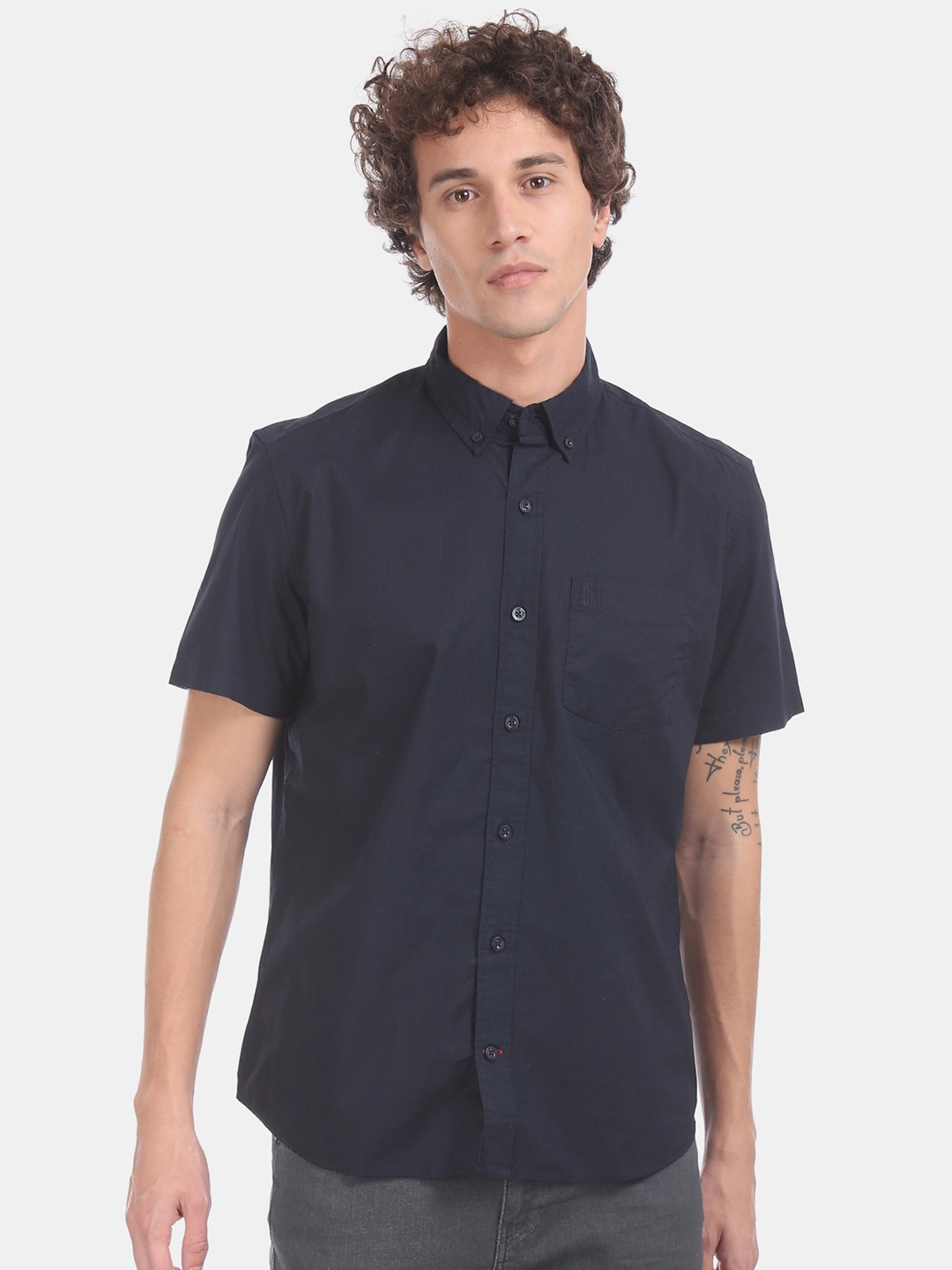 gap mens casual shirts