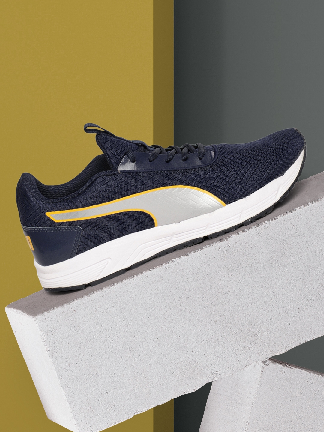 Mens blue puma shoes best sale