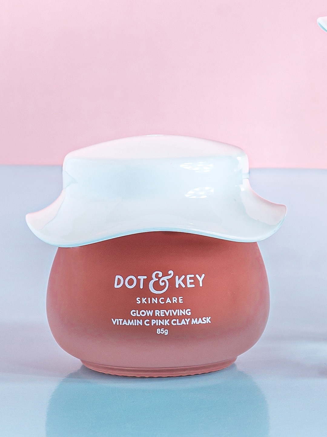 DOT & KEY Vitamin C Pink Clay Face Mask for Glowing Skin with Vitamin E - 85 g